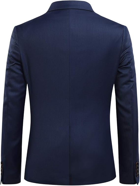 Men's Slim Fit One-Button Blazer