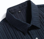 Men's Short Sleeve Stretch Shirt with Chest Pocket