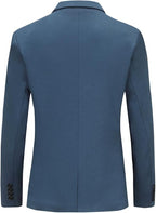 Men's Stretch Cotton Blazer – Slim Fit Sport Jacket