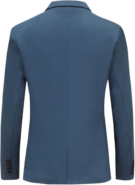 Men's Stretch Cotton Blazer – Slim Fit Sport Jacket