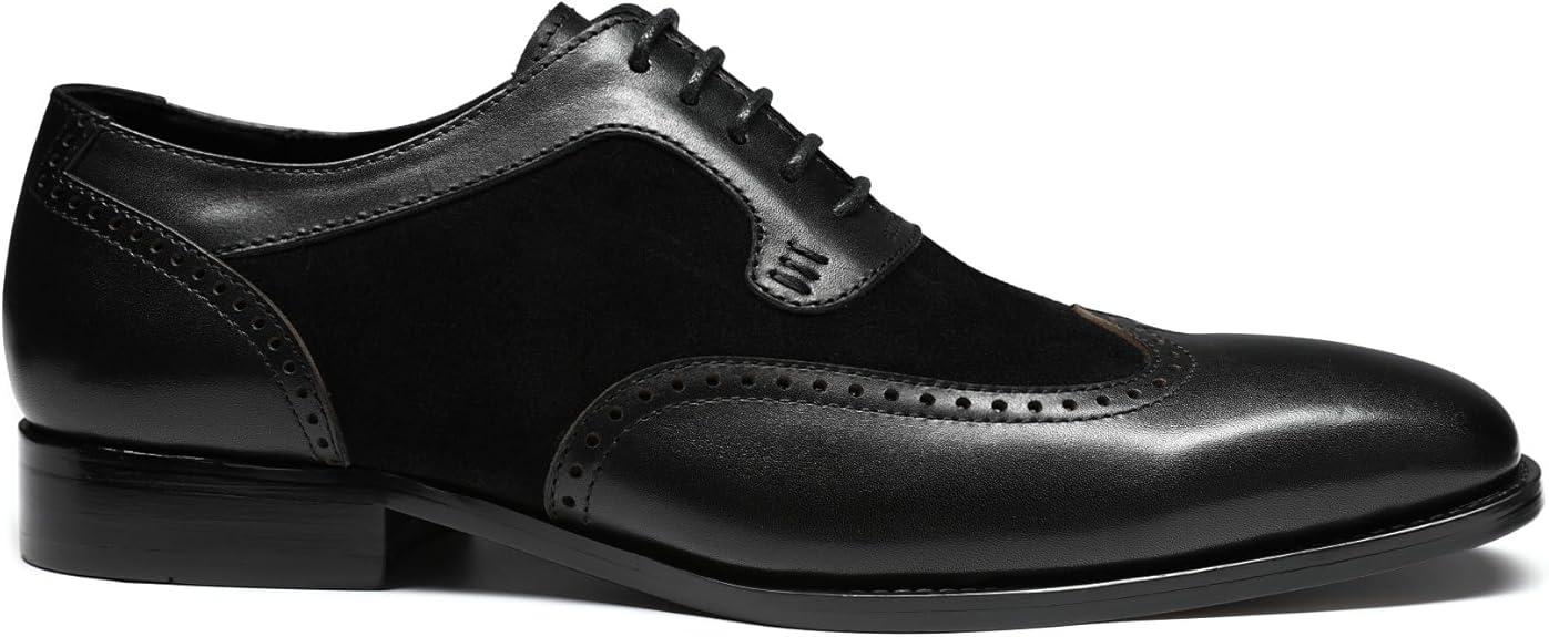 Men's Leather Lace-Up Oxford Shoes