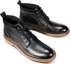 Men's Leather Lace-Up Ankle Boots