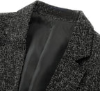 Allthemen Men's Jacket Sporty Cotton Blazer Slim Fit Modern Jacket Casual Suit Jacket for Men