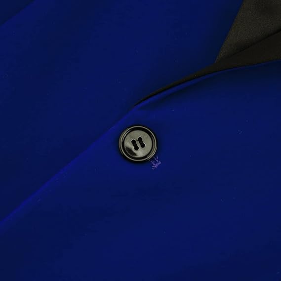 Men's Velvet Blazer Regular Fit Tuxedo Jacket