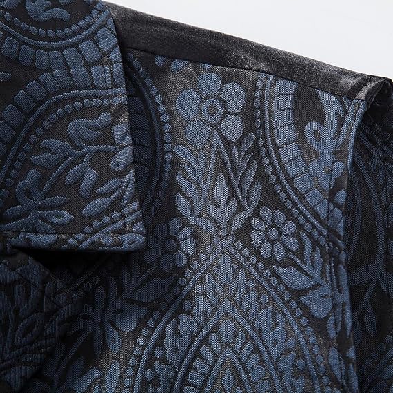Men's Gothic Steampunk Suit Vest – Western Waistcoat with Paisley Print