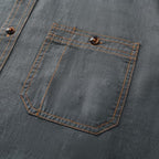 Men's Long Sleeve Cotton Denim Shirt