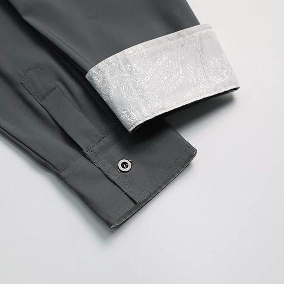 Men's Long Sleeve Contrast Shirt