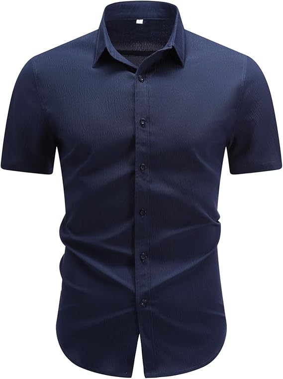 Men's Short Sleeve Button-Down Shirt