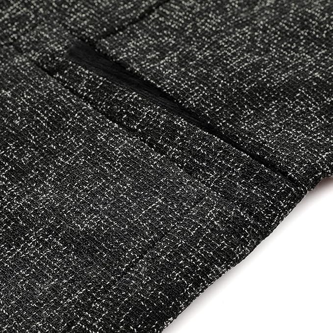 Allthemen Men's Jacket Sporty Cotton Blazer Slim Fit Modern Jacket Casual Suit Jacket for Men