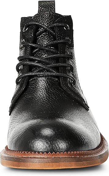 Men's Leather Lace-Up Ankle Boots