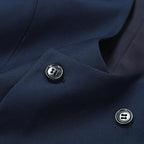 Men's Double Breasted Suit Vest with Scoop Neck