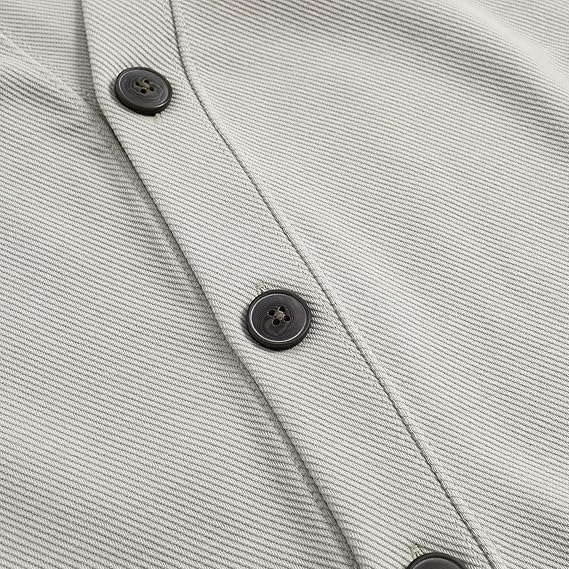 Men's Knitted V-Neck Button Vest