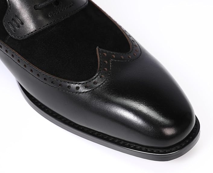 Men's Leather Lace-Up Oxford Shoes