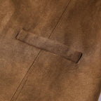Men's Faux Suede Sleeveless Vest