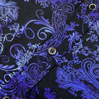 Men's Jacquard Long Sleeve Shirt - Paisley Pattern