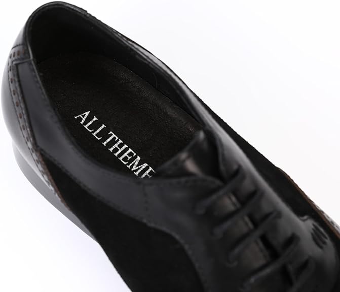 Men's Leather Lace-Up Oxford Shoes