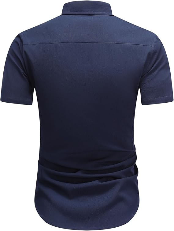 Men's Short Sleeve Button-Down Shirt