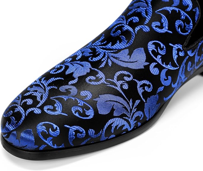 Men's Embroidered Loafer Shoes