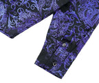 Men's Jacquard Long Sleeve Shirt - Paisley Pattern