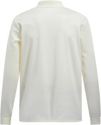Men's Long Sleeve Polo Shirt with Contrast Collar