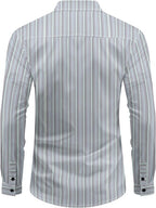 Men's Striped Long Sleeve Shirt