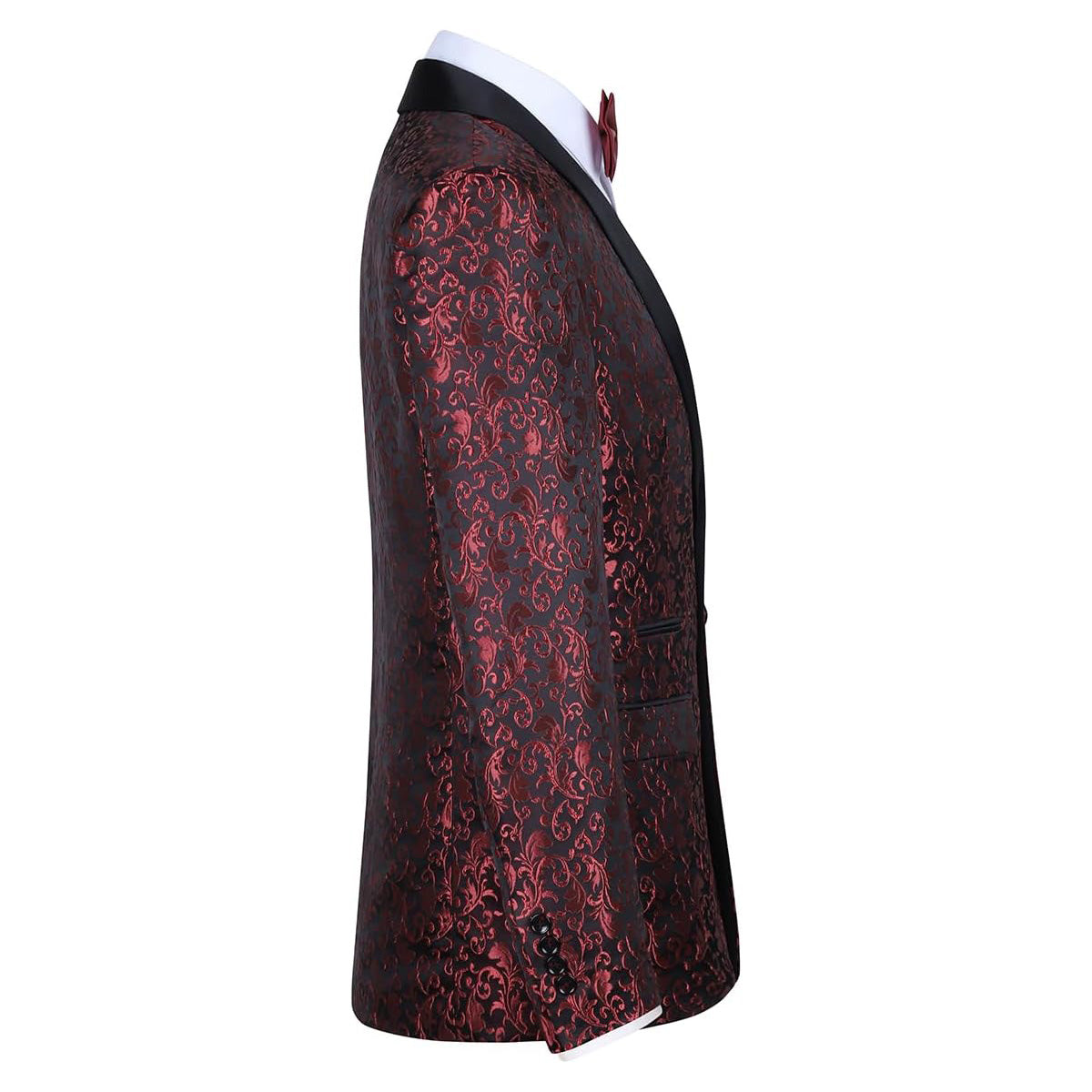 Men's Slim Fit Jacquard Blazer