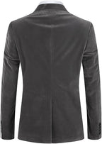 Men's Velvet Blazer Regular Fit Tuxedo Jacket