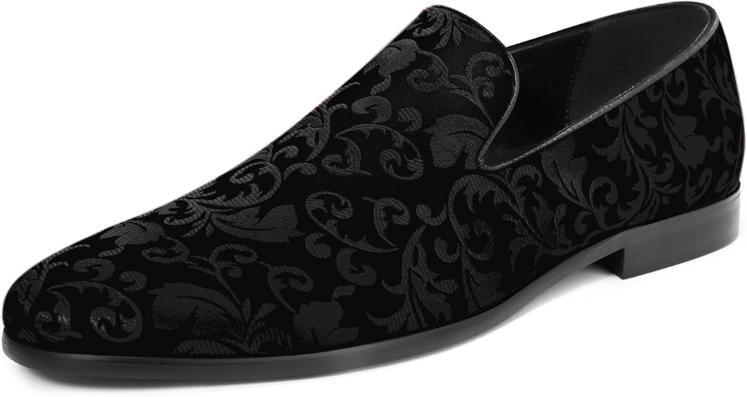 Men's Embroidered Loafer Shoes