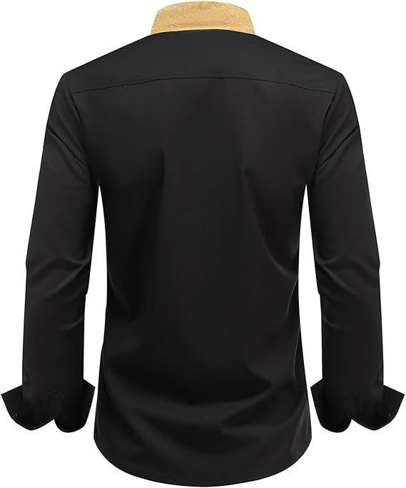 Men's Long Sleeve Contrast Shirt