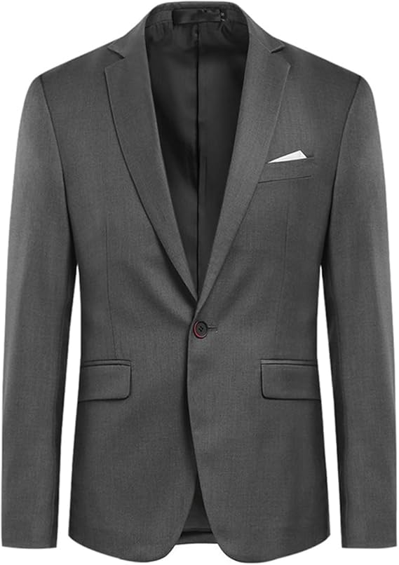 Men's Slim Fit One-Button Blazer