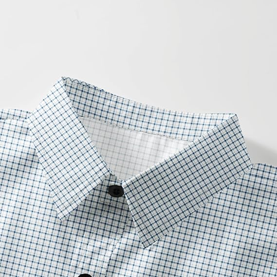 Men's Long Sleeve Casual Shirt – Plaid & Stripe Patterns