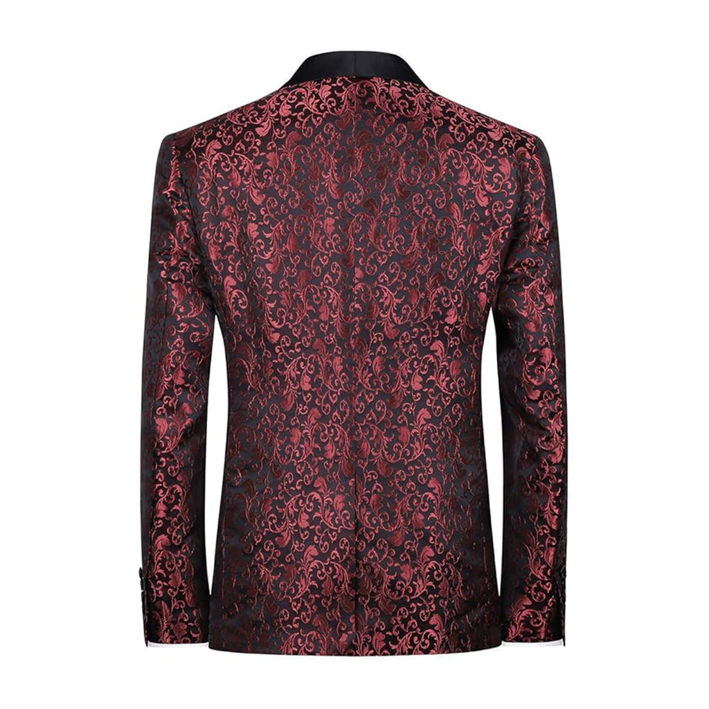 Men's Slim Fit Jacquard Blazer