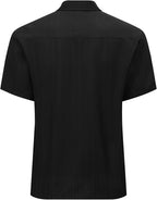Men's Short Sleeve Stretch Shirt with Chest Pocket