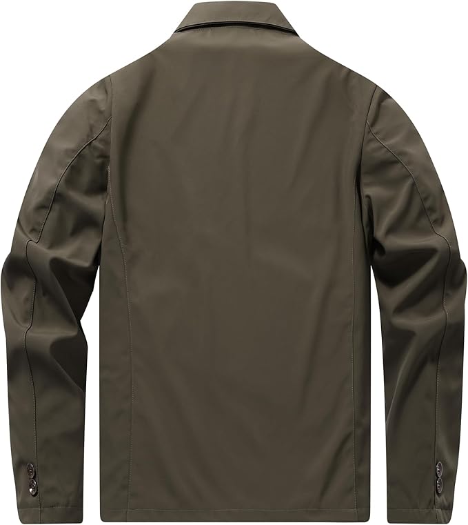 Men's Lightweight Button Placket Jacket