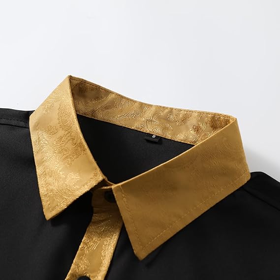 Men's Long Sleeve Contrast Shirt