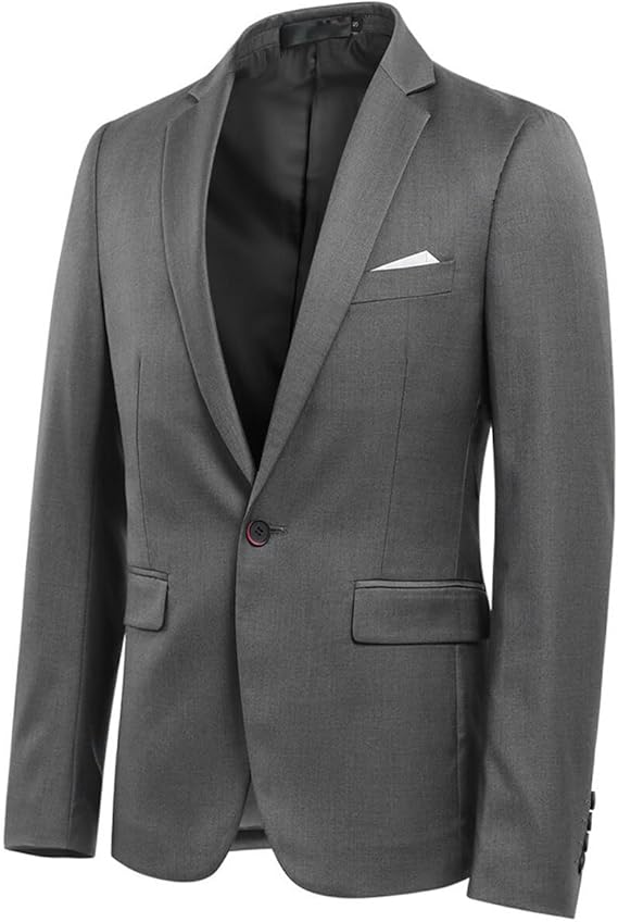 Men's Slim Fit One-Button Blazer