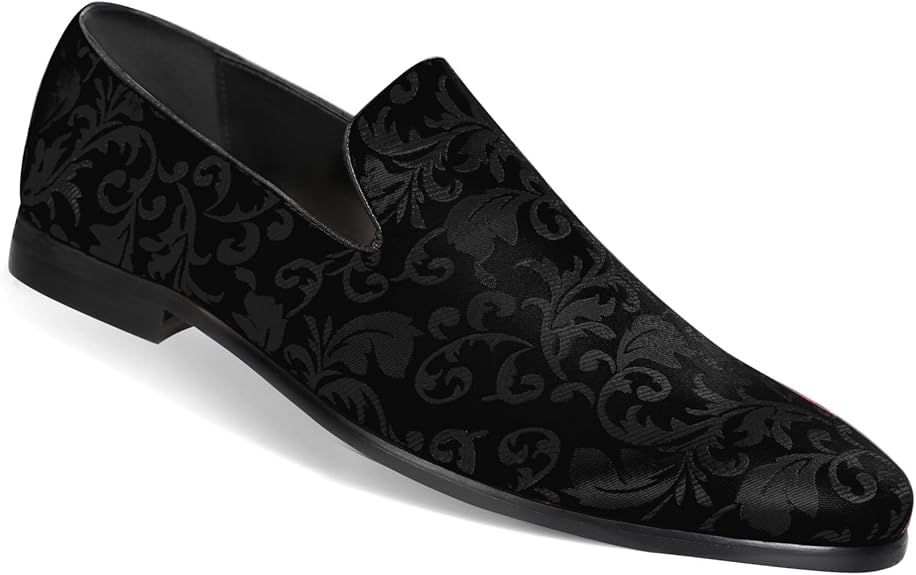 Men's Embroidered Loafer Shoes