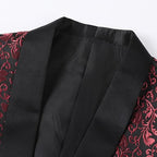 Men's Slim Fit Jacquard Blazer