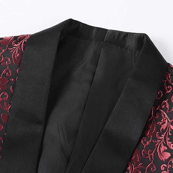 Men's Slim Fit Jacquard Blazer