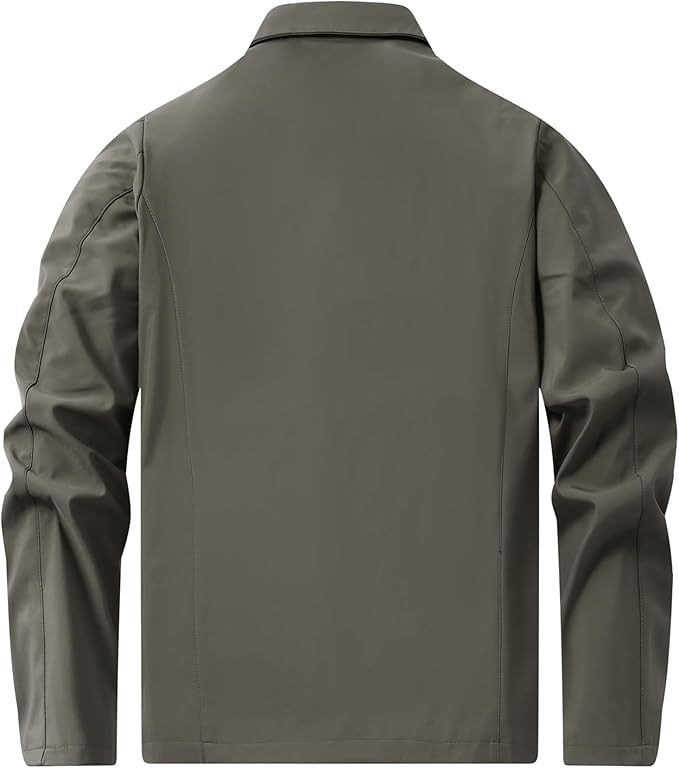 Men's Lightweight Zip-Up Bomber Jacket