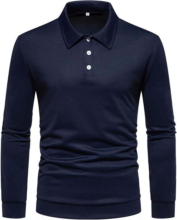 Men's Long Sleeve Polo Shirt