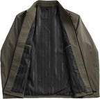 Men's Lightweight Zip-Up Bomber Jacket