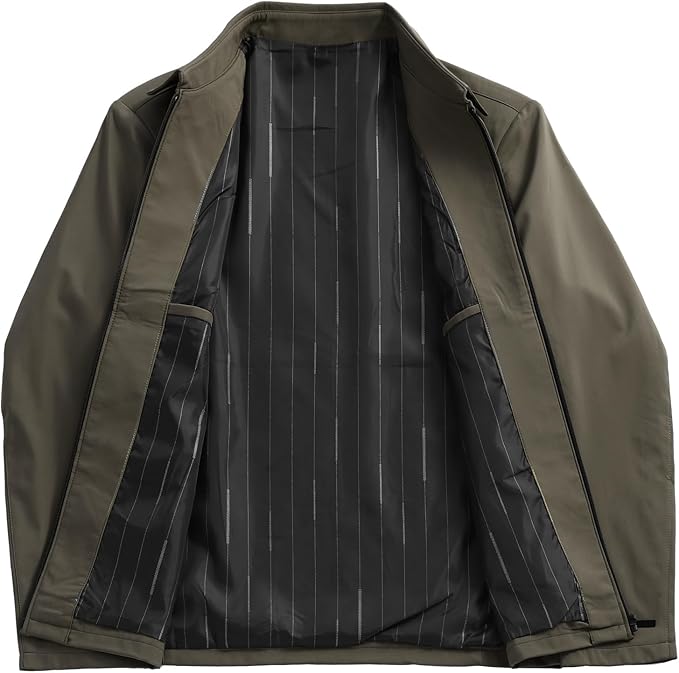 Men's Lightweight Zip-Up Bomber Jacket