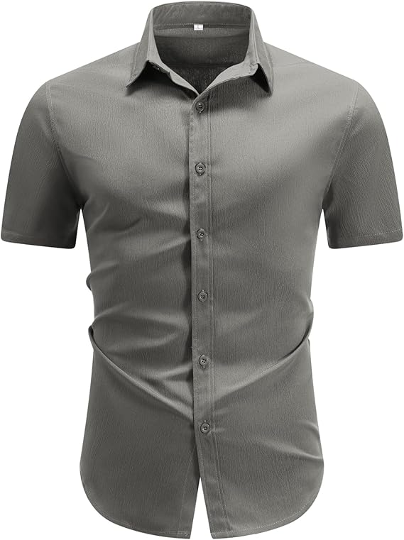 Men's Short Sleeve Button-Down Shirt