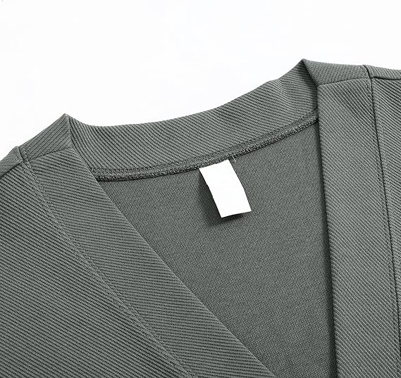 Men's Knitted V-Neck Button Vest