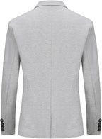 Men's Stretch Cotton Blazer – Slim Fit Sport Jacket