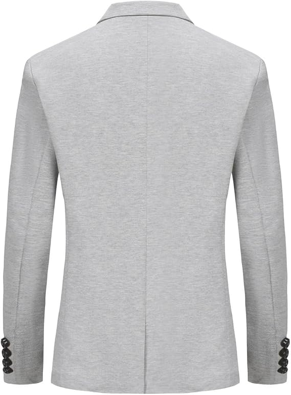 Men's Stretch Cotton Blazer – Slim Fit Sport Jacket