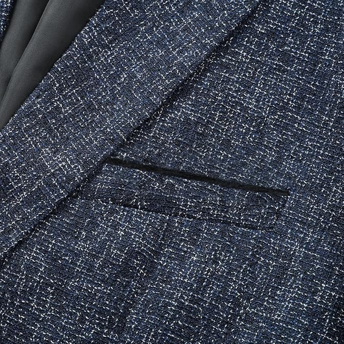 Allthemen Men's Jacket Sporty Cotton Blazer Slim Fit Modern Jacket Casual Suit Jacket for Men