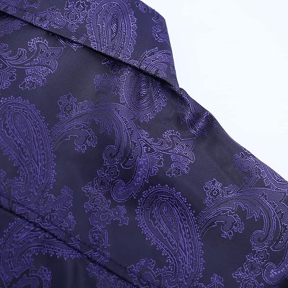 Men's Paisley Long Sleeve Embroidered Shirt
