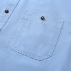 Men's Long Sleeve Cotton Denim Shirt